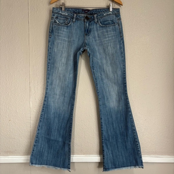 Y2K Vintage LEI Low Rise Bootcut Flare Jeans Size 7 - Picture 8 of 8